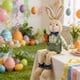 thumbnail image 3 of Decoraciones de Pascua, adornos de Pascua, regalos de Pascua, gnomo de Pascua con rábano sentado, decoración de muñeca, decoración para fiestas en casa, decoraciones de conejo, 3 of 3