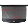 thumbnail image 5 of SHZAITOR Rear Luggage Cargo Cover Trunk Shield Replacement for 2016-2020 Prius Hatchback 4-Door, 5 of 7