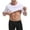 White, variant on Men Shapewear Shirt Vest Slimming Underwear Body Shaper Tight Tank Top Waist Trainer Tummy Control Girdle