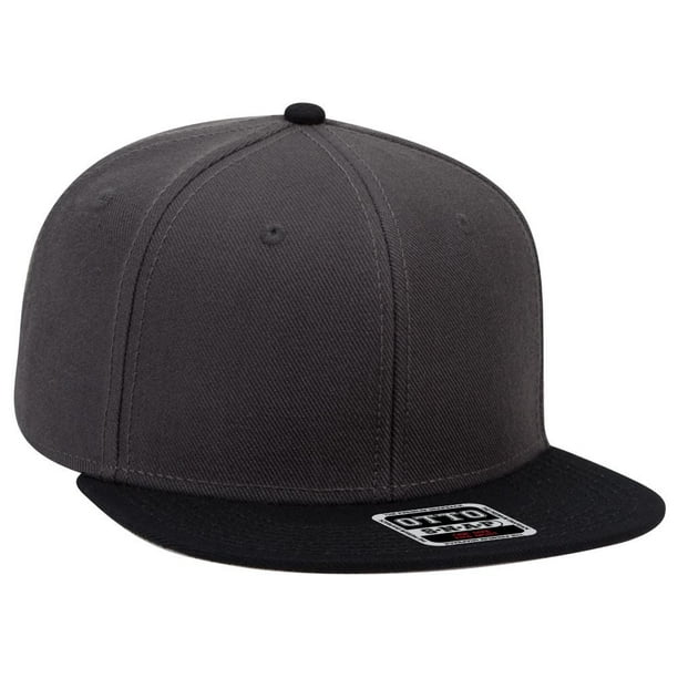 Otto Cap Wool Blend Square Flat Visor Pro Style Snapback Caps - Hat ...