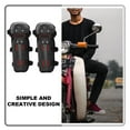 thumbnail image 3 of Minkissy 1Set Black Motorcycle Protective Elbow Pads and Shin Guards for Adult Riding Comfort, 3 of 8
