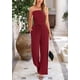 thumbnail image 5 of Conjunto de Dos Piezas para Mujer PRETTYGARDEN Top Corto Acanalado y Pantalones Anchos M, 5 of 8