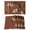 Red, variant on Brown Red Cute Cat Placemats Set of 12, Modern Art Placemats for Dining Table, Place Mats for Kitchen Tabletop, Waterproof Wipeable Dining Table Mats Set