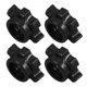 thumbnail image 5 of 4 piezas mancuernas barra tuerca Barbells tornillo giratorio abrazadera accesorios para equipos de fitness, 5 of 5