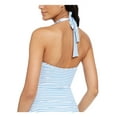 thumbnail image 2 of LAUREN RALPH LAUREN Women's Blue Removable Cups Ruffled Tie Tankini Swimsuit Top 4, 2 of 2