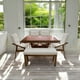 thumbnail image 2 of Comedor beige para 6 personas de madera de parota natural, 2 of 10