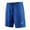 Blue, variant on 2026 Men's Breathable Mesh Athletic Shorts, Polyester Quick Dry Gym Running Shorts With Geometric Logo, Elastic Waist Drawstring Zipper Pocket Loose Summer Sport Shorts S-3XL