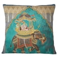 thumbnail image 3 of S4Sassy Pillow Square Sofa Cushion Cover Multicolor Mughal Print Home Decor -16 x 16 Inches, 3 of 8