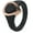 Black & Rose Gold, variant on Silicone Wedding Rings for Women - Rubber Band Replacement - Metal Framed Diamond Pear Collection by Rinfit