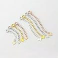 thumbnail image 2 of QQTDFG 925 Sterling Silver Chain Extender w/ Spring Ring Clasp 3cm 5cm A2953-Teardrop, 3cm (1.18")-Silver-20 pieces, 2 of 7