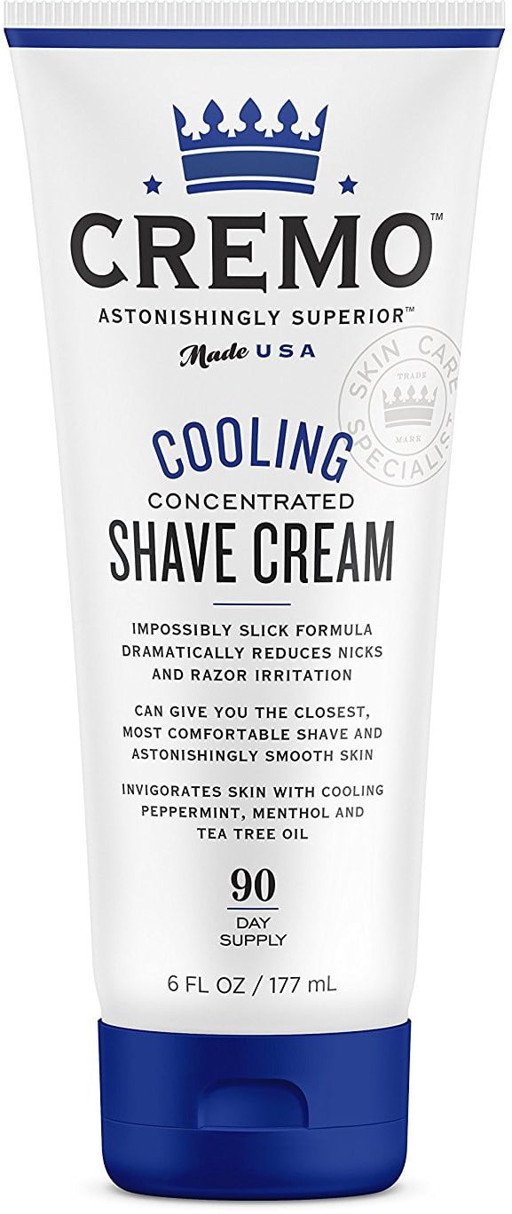 2 Pack - Cremo Cooling Shave Cream with Peppermint, Menthol & Tea Tree Oil 6 oz