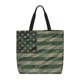 thumbnail image 1 of Fotbe Jungle Green Camo USA Flag Bolsa Tote con Estampado para Mujer, Bolsos con Cremallera, Bolsa de Hombro Casual de Gran Capacidad con Bolsillos Internos, 1 of 7