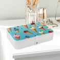 thumbnail image 6 of Ice Cream Pu Leather Decorative Box with Removable Compartment, Portable Bracelet Holder, Necklace Organizer, and Storage Box, 6 of 6