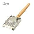thumbnail image 2 of Tenedor de tapa abierta, raspador de colmena de acero inoxidable con forma de panal de miel, púas para apicultura, accesorios para equipos de apicultura, herramientas para apicultura, 2 of 7