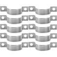thumbnail image 1 of 10pcs Heavy Duty Galvanized Pipe Clamp U-Shaped Bracket For Wall Mounting Round Tube Strap Clamp For Water Pipe And Cable Fixing, 1 of 6