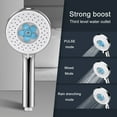 thumbnail image 4 of AJKSFHIU Shower Heads with Handheld Spray Combo,Large Panel Shower Head with Handheld,Turbocharged High Pressure Shower Heads Handheld 3 Speeds,Shower Nozzle In Bathroom with Delicate Water Outlet, 4 of 8
