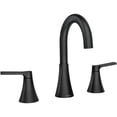 thumbnail image 1 of Mikah Two Handle Widespread Lavatory Faucet - Matte Black, 1 of 2