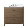 thumbnail image 2 of Vanity Art 36" Bathroom Vanity with Sink and Engineered Marble Top, Freestanding Storage Cabinet with 3 Drawers, 2 of 8