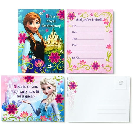 Hallmark Party Disney Frozen Invitations with Envelopes and Thank-You