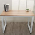 thumbnail image 3 of IM Beauty 110cm Decent High Strength Wooden Computer Desk Oak, 3 of 7