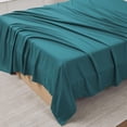 thumbnail image 1 of Sábana plana Sweet Home Collection, ultrasuave, color verde azulado, 1 of 4