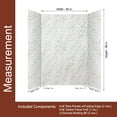 thumbnail image 2 of Subway Tile PVC Glue-up Tub and Shower Wall Panels Surround in Marble (96 Sq.ft) - 1 Piece, 2 of 5