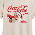 thumbnail image 3 of Coca-Cola - Santa Closeup Coca Cola Logo - Juniors Ideal Flowy Muscle T-Shirt, 3 of 5