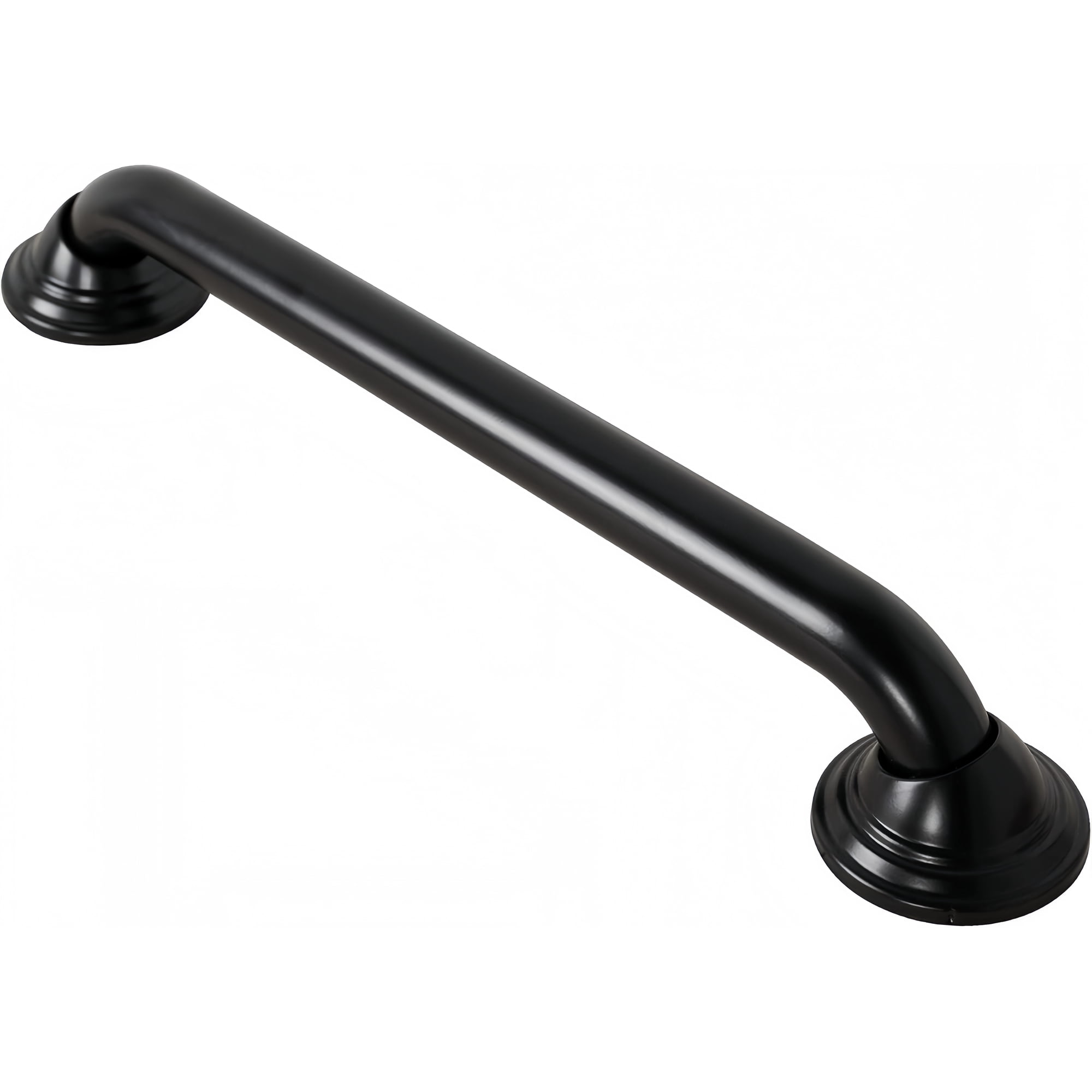 Utopia Alley 16-Inch Decorative Grab Bar for Shower & Bathroom – 1.25-Inch Stainless Steel Wall-Mounted Safety Handle with Concealed Hardware, Matte Black