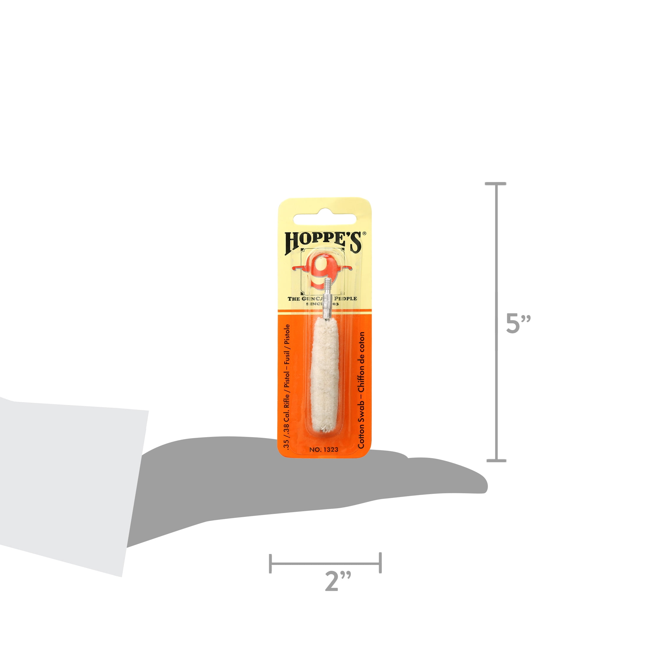 Hoppes Cleaning Swabs, 35/38 Cal