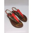 thumbnail image 2 of Sam Edelman Women's Gigi Thong Sandal Flats- Blood Orange, US 6.5M, 2 of 9