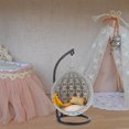 thumbnail image 2 of Doll House Swing Chair Adorn Miniature Doll House Supply Small House Decor Mini House Floor Swing Chair Miniature Doll Swing Chair Doll House Layout Prop, 2 of 8