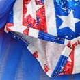 thumbnail image 5 of KAUOD Baby Girls Star Flag 4th of July Dress Romper with Hairband Sleeveless Tulle Tutu Dress Jumpsuit Patriotic Bodysuits, 5 of 9