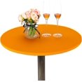 thumbnail image 1 of HSHDLDF JISEN Nappe Ronde en Spandex pour Cocktail, Ajustée et Extensible, Bonnet de Table 24 Pouces A-Golden Yellow, 1 of 7