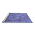 thumbnail image 2 of Ahgly Company Machine Washable Indoor Rectangle Oriental Blue Industrial Area Rugs, 2' x 4', 2 of 4