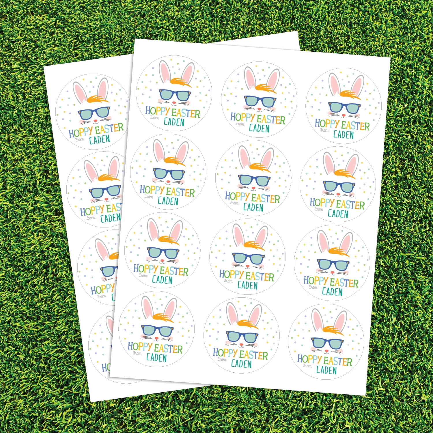 Hoppy Easter Boy’s Sticker and Treat Bag Set