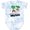 Tie Dye Blue, variant on Inktastic Turnip the Music Partying Vegetables Boys or Girls Baby Bodysuit