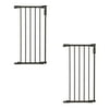 North States 15-Inch Bronze Extension Piece for Deluxe Decor Gate (2 Pack)