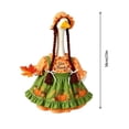 thumbnail image 3 of LEFXSMR Porch Goose Outfits, 23 Inch Porch Goose Clothes Bonnet Apron Dress Set, Thanksgiving Decorations for Farmhouse Yard Lawn Gooses Statue, 3 of 7