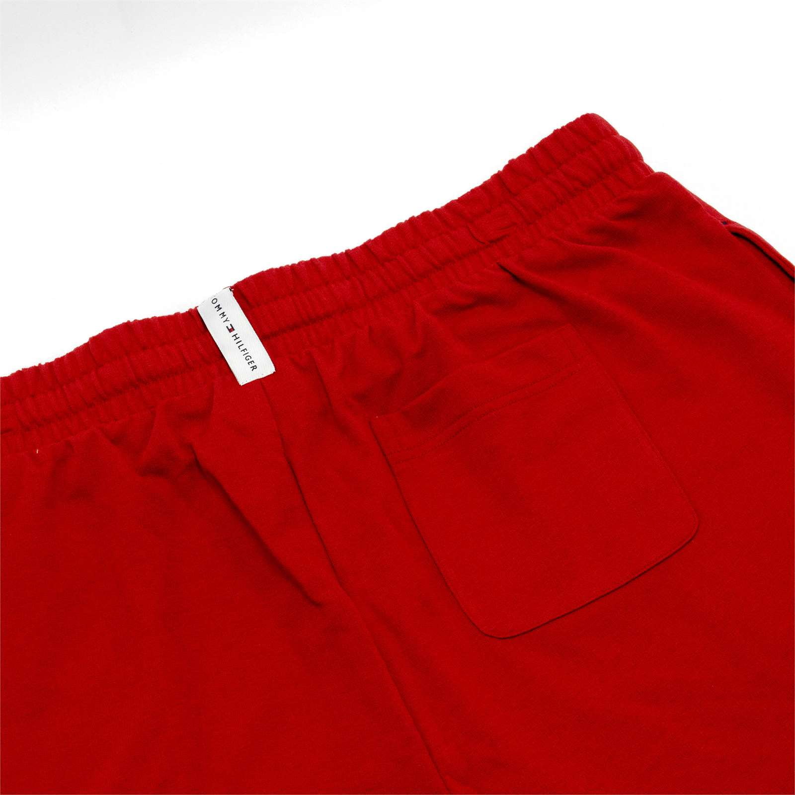 Tommy Hilfiger Shorts, Tommy White,S Red US Men\'s - Name Logo \\