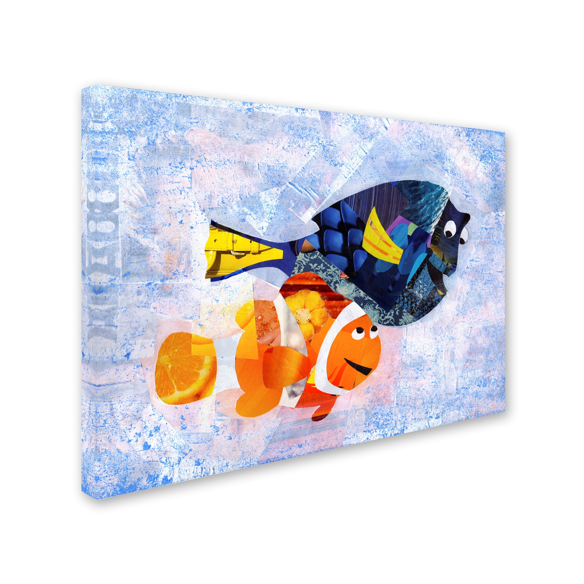 Trademark Fine Art 'Clownfish' Canvas Art by Artpoptart