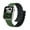 Green&Black, variant on Wearlizer Magnetic Silicone Band Compatible with Apple Watch Bands for Women Men 44/45/46/49/42/41/40/38mm,Secure Fit Strong Magnetic Adjustable Strap for iWatch Ultra 2/1,SE2 SE Series 10 9 8 7 6-1