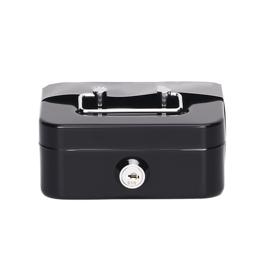 Small Metal Locker Money Box Metal Cash Box with Key Lock Tool Boxes Storage Box