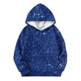 thumbnail image 5 of Bnwani Hoodies for Girls Crew Neck Long Sleeve Pockets Sweatshirt Graphic Printed Tops Pullover, 5 of 5