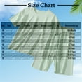 thumbnail image 4 of YunPes Girls Soft Plain Pajama Set Lightweight Loose Fit Short Sleeve Shirts and Shorts Breathable Comfy 2 Piece Outfit, 4 of 5
