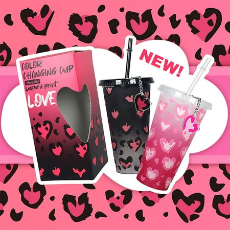 Large Capacity Bag Valentine s Day Color Changing Cups 2 Pack 24 Oz Plastic Cups With Lids And Tumblers And Water Glasses For Valentine s Day New Year Birthday Gift Cute Cups For Ice Drink Large Capacity Bag Valentine s Day Color Changing Cups 2 Pack 24 Oz Plastic Cups With Lids And Tumblers And Water Glasses For Valentine s Day New Year Birthday Gift Cute Cups For Ice Drink