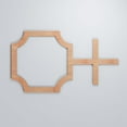 thumbnail image 5 of Ekena Millwork 26 7/8"W x 15 3/8"H x 3/8"T Medium Bradley Decorative Fretwork Wood Wall Panels, Cherry, 5 of 7