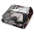 thumbnail image 4 of Ultra-Soft Ivans Music Cornejos Micro Fleece Blanket Air Conditioning Blanket Warm Throw Blanket Towel Classic Throws Blankets Travel Blankets for All Season Bed Sofa Home Decor 40"x30" Black, 4 of 5