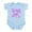 Sky Blue, variant on CafePress - Pink And Purple Flower Girl Infant Bodysuit - Baby Light Bodysuit, Size Newborn - 24 Months