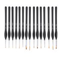 thumbnail image 3 of Paint Brush,15pcs Detail Paint Brush Portable Paint Brush Drawing Brush Exceptional Craftsmanship, 3 of 14