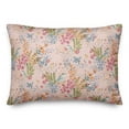 thumbnail image 2 of Creative Products Butterfly Bird Floral on Pink 20 x 14 Spun Poly Pillow, 2 of 3